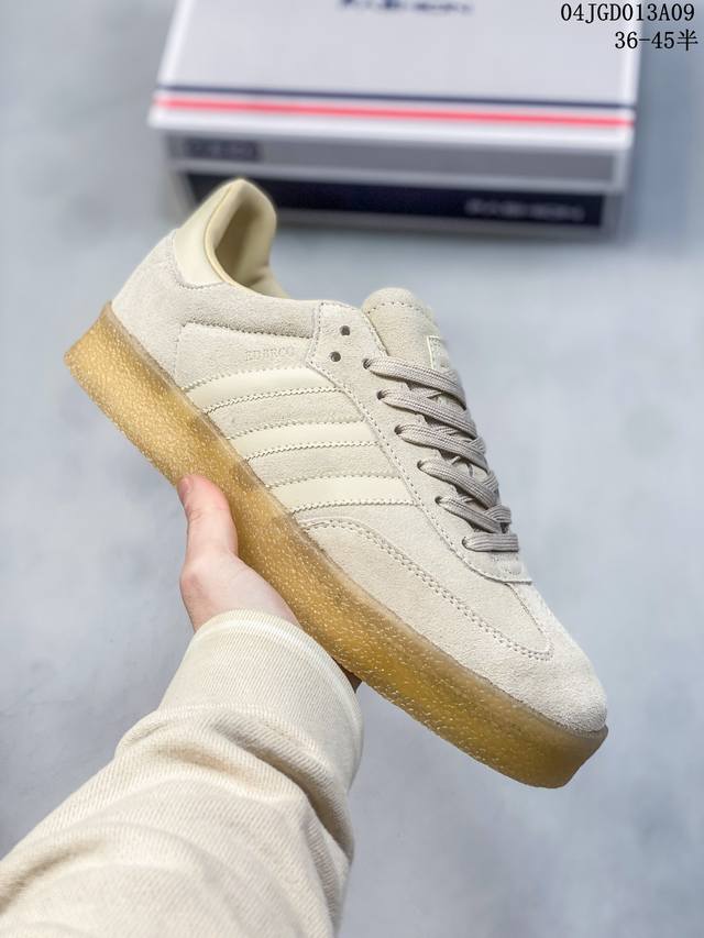 Adidas Originals Sambae 阿迪达斯三叶草运动休闲厚底板鞋女款尺码36-40半 36-45半 编码：04Jgd013A09