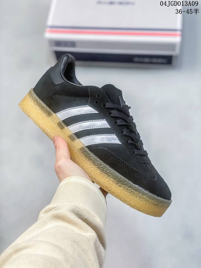 Adidas Originals Sambae 阿迪达斯三叶草运动休闲厚底板鞋女款尺码36-40半 36-45半 编码：04Jgd013A09