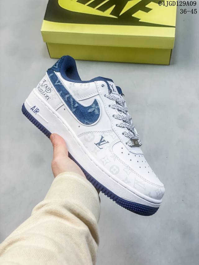 公司级带半码 耐克nike Air Force 1 Low 空军一号低帮休闲板鞋 打造纯正空军版型#专注外贸渠道 全掌内置蜂窝气垫 #原盒配件 原厂中底钢印、拉