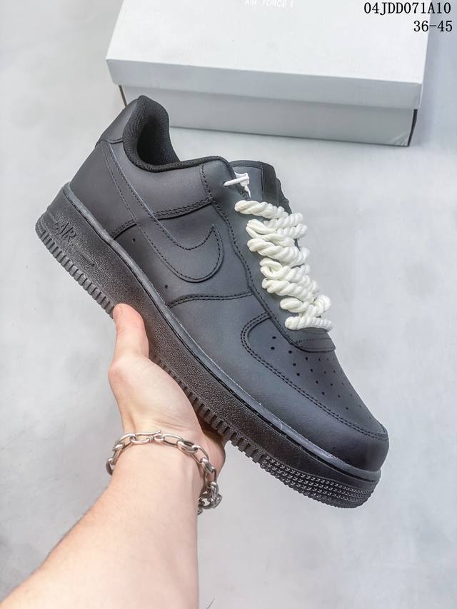 公司级带半码 耐克nike Air Force 1 Low 空军一号低帮休闲板鞋 打造纯正空军版型#专注外贸渠道 全掌内置蜂窝气垫 #原盒配件 原厂中底钢印、拉