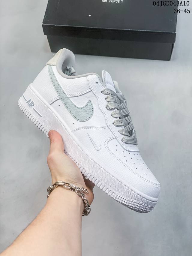 公司级带半码 耐克nike Air Force 1 Low 空军一号低帮休闲板鞋 打造纯正空军版型#专注外贸渠道 全掌内置蜂窝气垫 #原盒配件 原厂中底钢印、拉