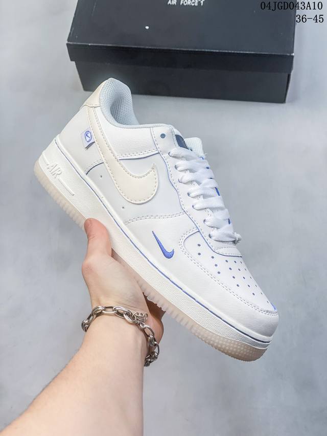 公司级带半码 耐克nike Air Force 1 Low 空军一号低帮休闲板鞋 打造纯正空军版型#专注外贸渠道 全掌内置蜂窝气垫 #原盒配件 原厂中底钢印、拉