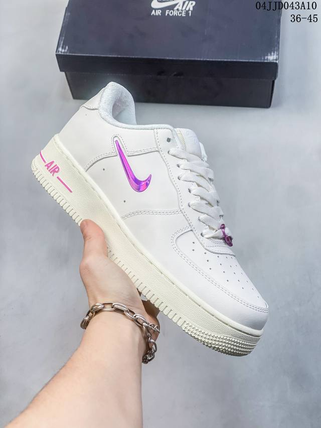 公司级带半码 耐克nike Air Force 1 Low 空军一号低帮休闲板鞋 打造纯正空军版型#专注外贸渠道 全掌内置蜂窝气垫 #原盒配件 原厂中底钢印、拉