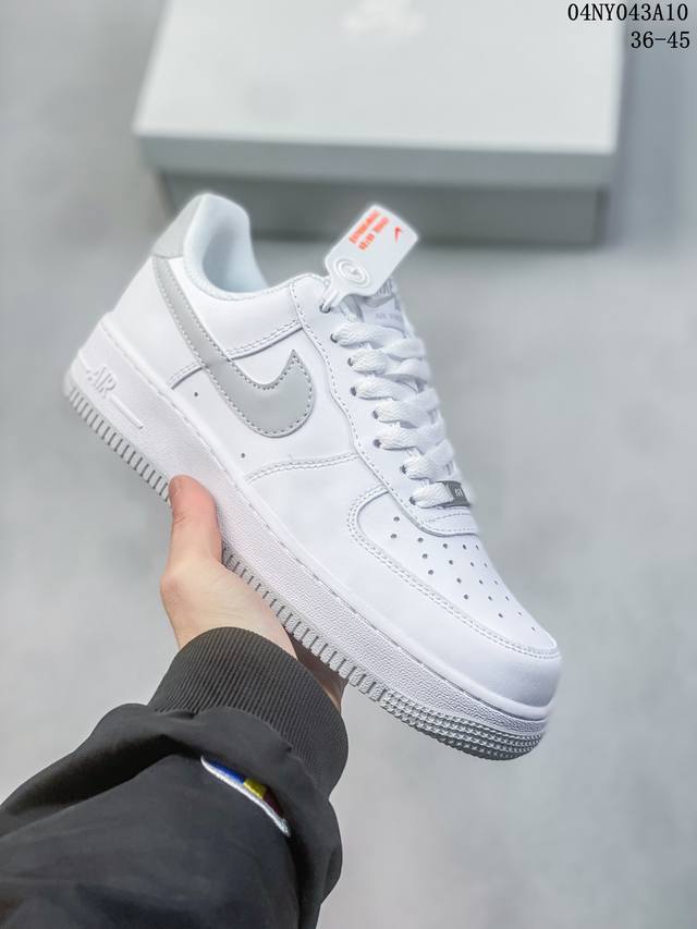 公司级带半码 耐克nike Air Force 1 Low 空军一号低帮休闲板鞋 打造纯正空军版型#专注外贸渠道 全掌内置蜂窝气垫 #原盒配件 原厂中底钢印、拉