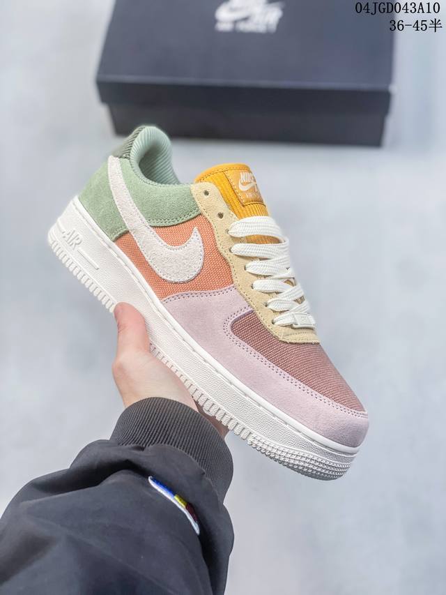 公司级带半码 耐克nike Air Force 1 Low 空军一号低帮休闲板鞋 打造纯正空军版型#专注外贸渠道 全掌内置蜂窝气垫 #原盒配件 原厂中底钢印、拉