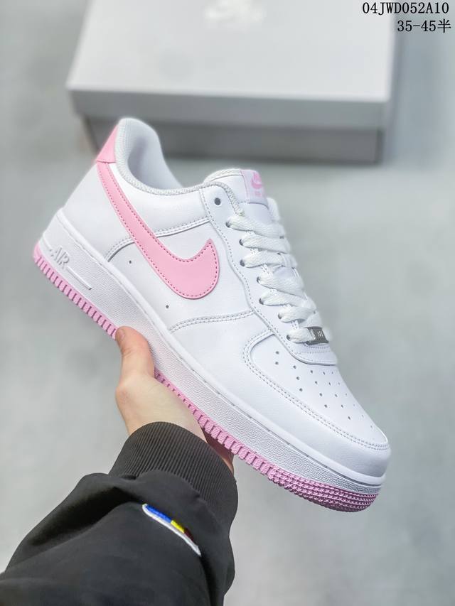 公司级带半码 耐克nike Air Force 1 Low 空军一号低帮休闲板鞋 打造纯正空军版型#专注外贸渠道 全掌内置蜂窝气垫 #原盒配件 原厂中底钢印、拉