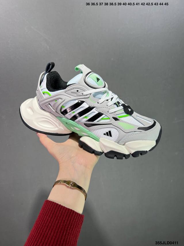 公司级adidas Xlg Runner Deluxe 系列低帮老爹风增高复古中性休闲运动慢跑鞋 货号:Ih0700 Size:36 36.5 37 38 38