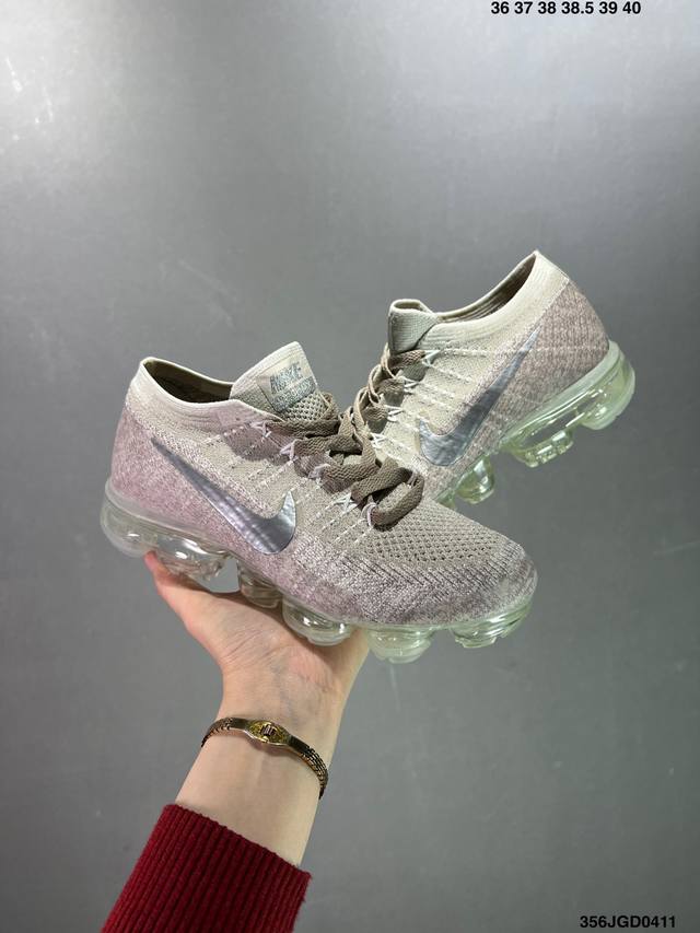 耐克 Nike Air Vapormax Flyknit 2.0全掌大气垫百搭休闲运动慢跑鞋。采用德产斯托尔针织横机生产原档案针织鞋面 侧面”鱼骨线“清晰立体#