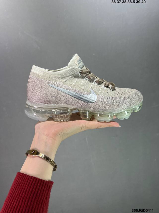 耐克 Nike Air Vapormax Flyknit 2.0全掌大气垫百搭休闲运动慢跑鞋。采用德产斯托尔针织横机生产原档案针织鞋面 侧面”鱼骨线“清晰立体#