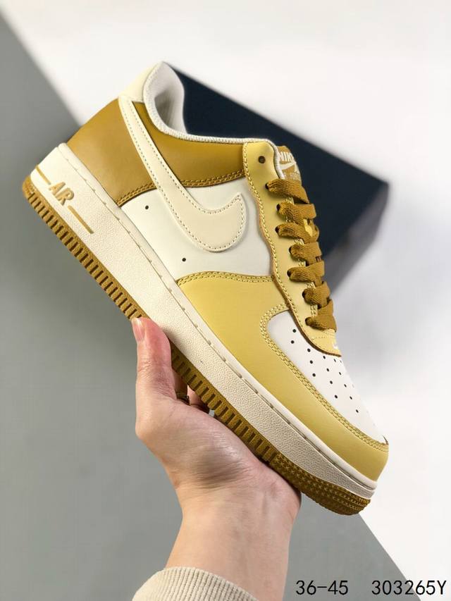 公司级真标带半码！ 耐克nike Air Force 1 Low 空军一号 低帮百搭休闲运动板鞋 柔软、弹性十足的缓震性能和出色的中底设计，横跨复古与现代的外型