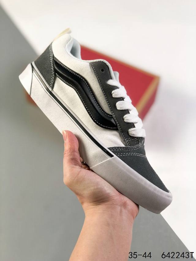 硫化底带半码！ Vans 万斯 Old Skool 时尚百搭 耐磨防滑 低帮休闲运动板鞋 Id:642243T