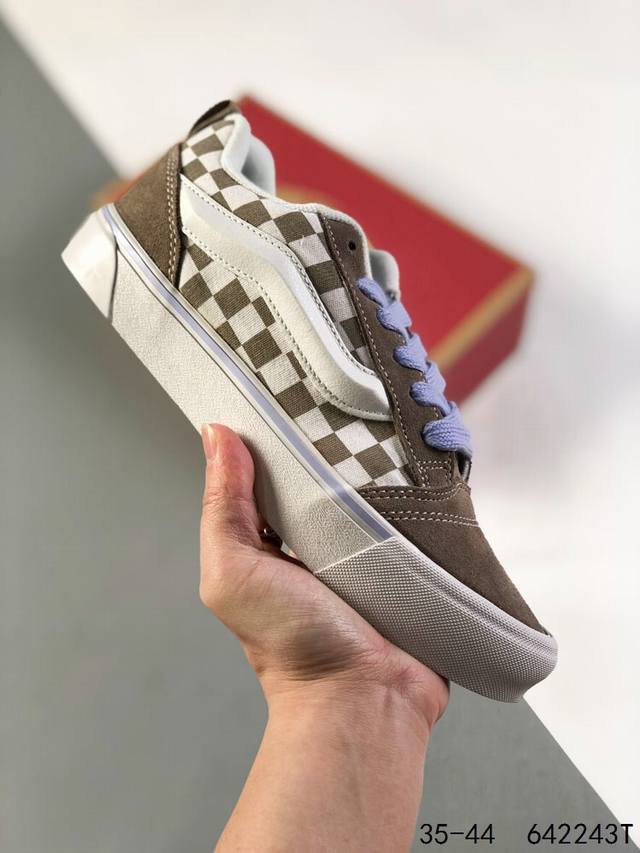 硫化底带半码！ Vans 万斯 Old Skool 时尚百搭 耐磨防滑 低帮休闲运动板鞋 Id:642243T