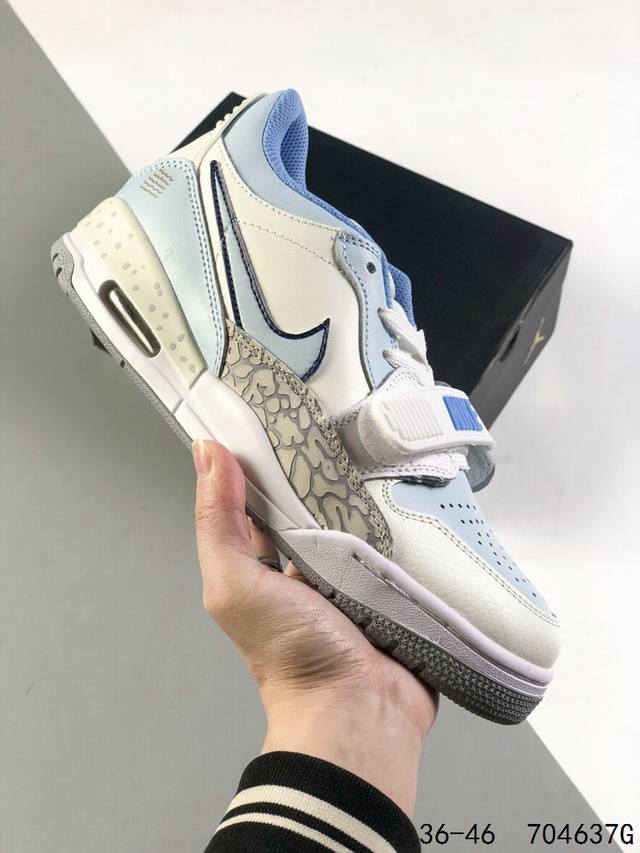 公司级真标带半码！ 乔丹一代 低帮 气垫 Air Jordan Legacy 312 Low 乔丹联名 号称 “最强三合一” 的 Jordan Legacy 3