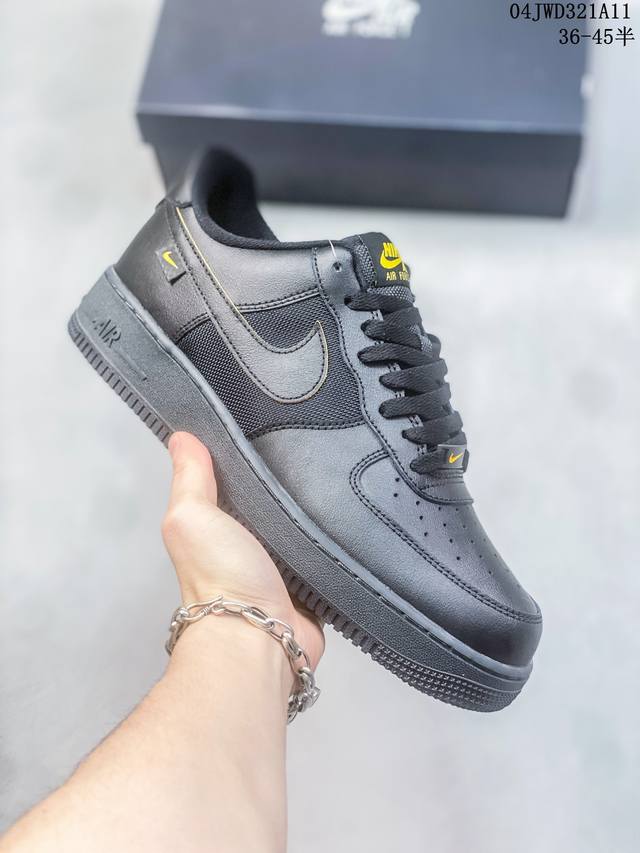 公司级带半码 耐克nike Air Force 1 Low 空军一号低帮休闲板鞋 打造纯正空军版型#专注外贸渠道 全掌内置蜂窝气垫 #原盒配件 原厂中底钢印、拉