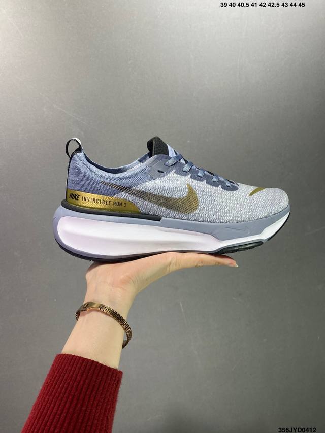 公司级nike 采用外露式flyknit飞织面料鞋面材质，搭载zoomx轻盈泡棉缓震科技中底，防滑缜密块状橡胶外底全新升级改款，耐克nike Zoomx Inv