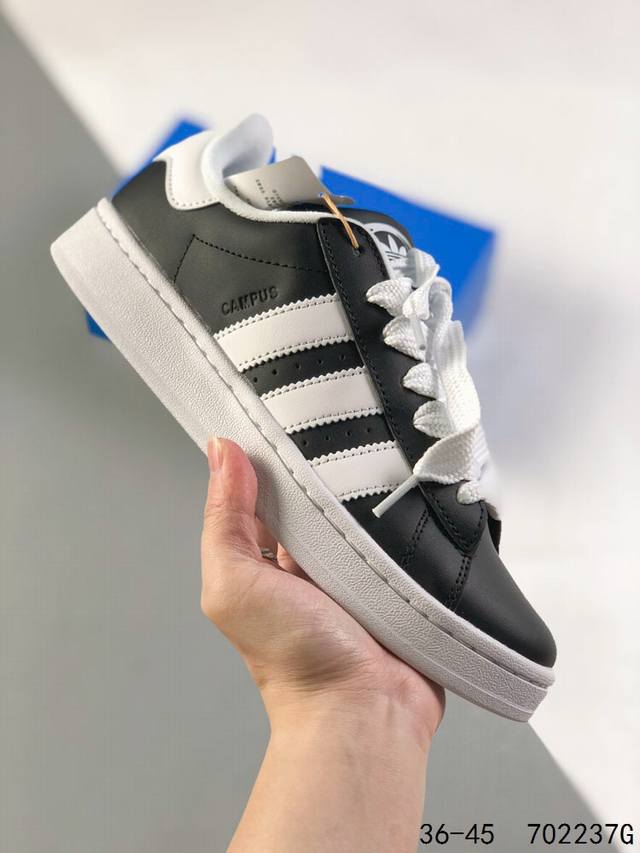 真标带半码！ 阿迪达斯 Adidas Campus 00S 复古潮流休闲面包鞋 生生不息的经典之作，皮革面料，质感满满。加厚了中底，提供出色的缓震性和抓地力。时