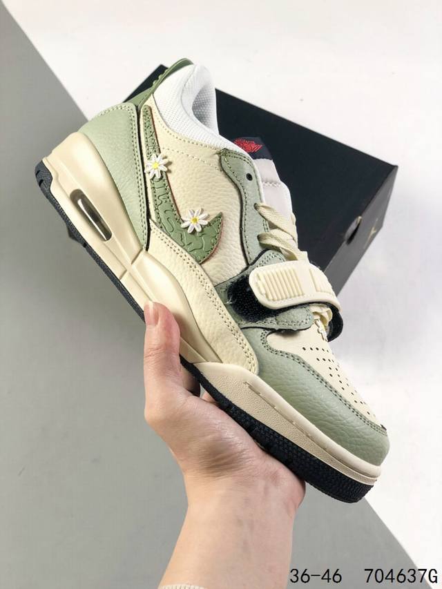 公司级真标带半码！ 乔丹一代 低帮 气垫 Air Jordan Legacy 312 Low 乔丹联名 号称 “最强三合一” 的 Jordan Legacy 3