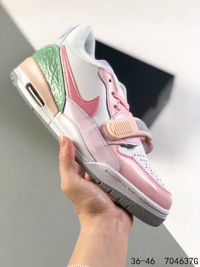 公司级真标带半码！ 乔丹一代 低帮 气垫 Air Jordan Legacy 312 Low 乔丹联名 号称 “最强三合一” 的 Jordan Legacy 3