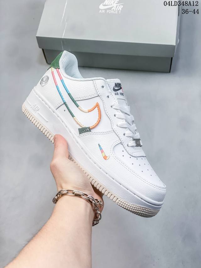 公司级带半码 耐克nike Air Force 1 Low 空军一号低帮休闲板鞋 打造纯正空军版型#专注外贸渠道 全掌内置蜂窝气垫 #原盒配件 原厂中底钢印、拉