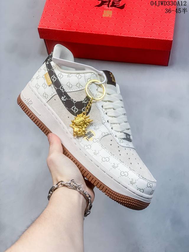 公司级带半码 耐克nike Air Force 1 Low 空军一号低帮休闲板鞋 打造纯正空军版型#专注外贸渠道 全掌内置蜂窝气垫 #原盒配件 原厂中底钢印、拉