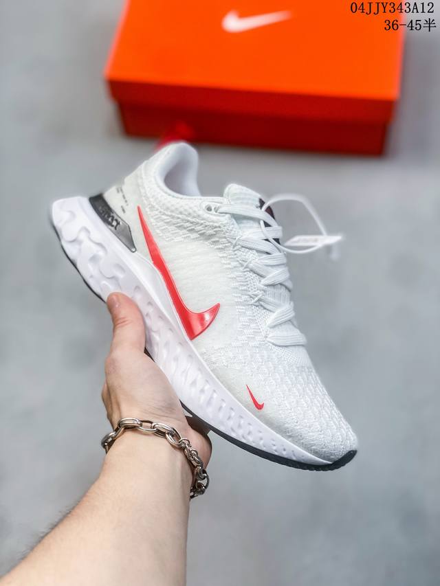 Nike Infinity React 3减震防滑耐磨 低帮跑步鞋尺码：36-45半 尺码40-45半 36-40半 编码：04Jjy343A12