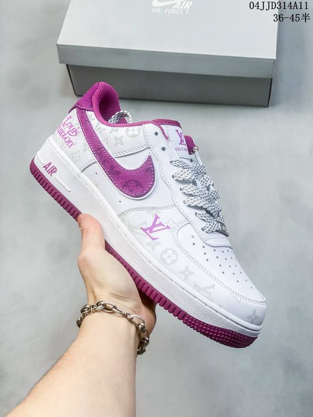 公司级带半码 耐克nike Air Force 1 Low 空军一号低帮休闲板鞋 打造纯正空军版型#专注外贸渠道 全掌内置蜂窝气垫 #原盒配件 原厂中底钢印、拉