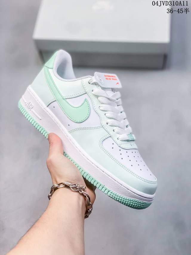 公司级带半码 耐克nike Air Force 1 Low 空军一号低帮休闲板鞋 打造纯正空军版型#专注外贸渠道 全掌内置蜂窝气垫 #原盒配件 原厂中底钢印、拉