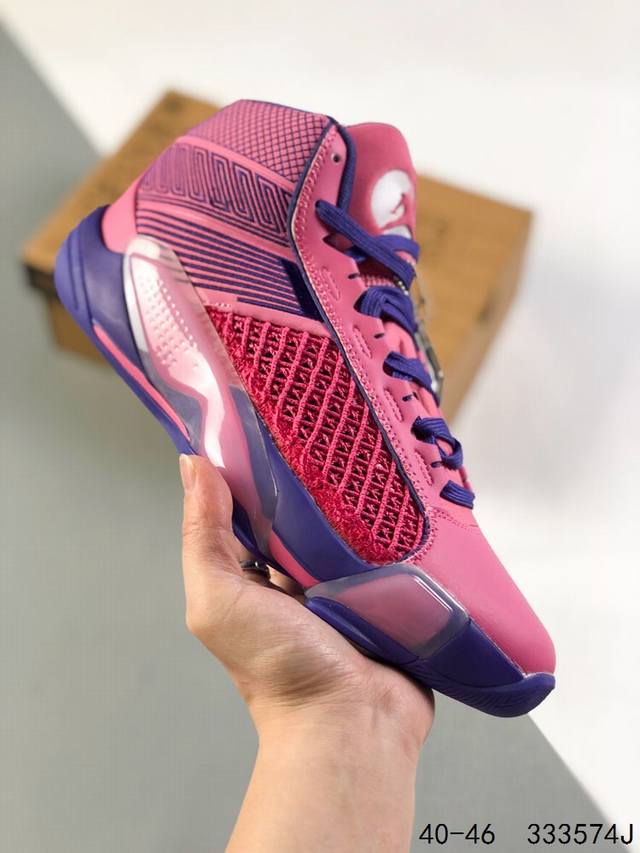 公司级！Air Jordan Xxxviii Pf 运动篮球鞋 Protro 青蜂侠全鞋身材料卡色独家定制 Swoosh 蛇鳞独家前掌zoom Turbo 后掌