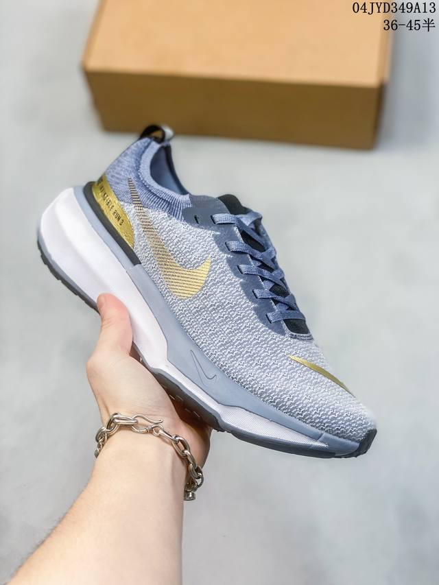 耐克nike Zoomx Invincible Run Fk3 短跑马拉松系带系列轻量休闲运动慢跑鞋 货号:Dr2615-003 尺码:36 36.5 37.5