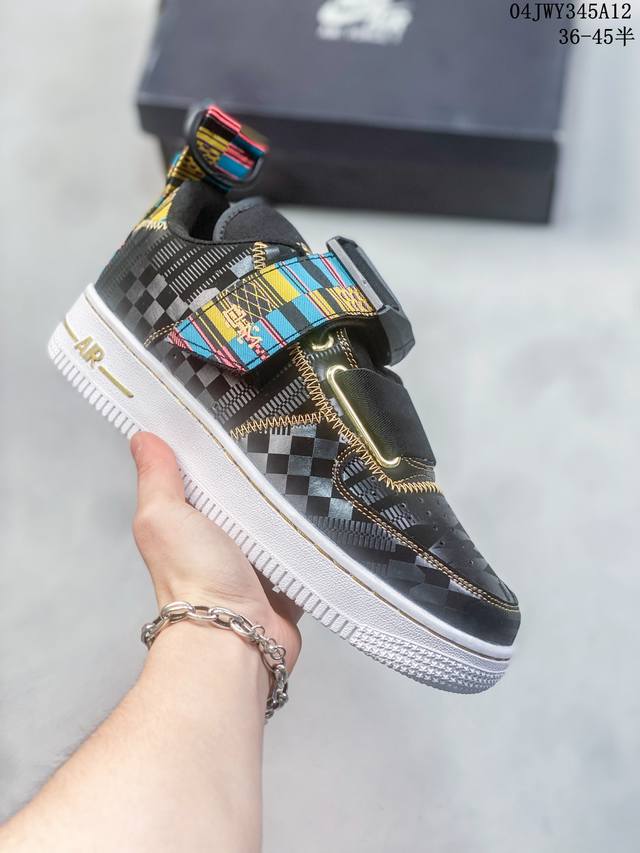 公司级带半码 耐克nike Air Force 1 Low 空军一号低帮休闲板鞋 打造纯正空军版型#专注外贸渠道 全掌内置蜂窝气垫 #原盒配件 原厂中底钢印、拉