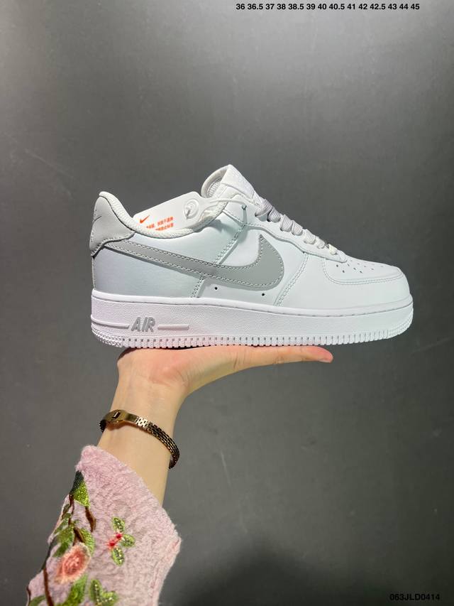 公司级官方爆款定制 二次元主题 Nike Air Force 1 Low’07 渐变黄勾 空军一号低帮休闲板鞋 定制皮料 定制鞋盒 原楦原纸板 纯正空军版型 内