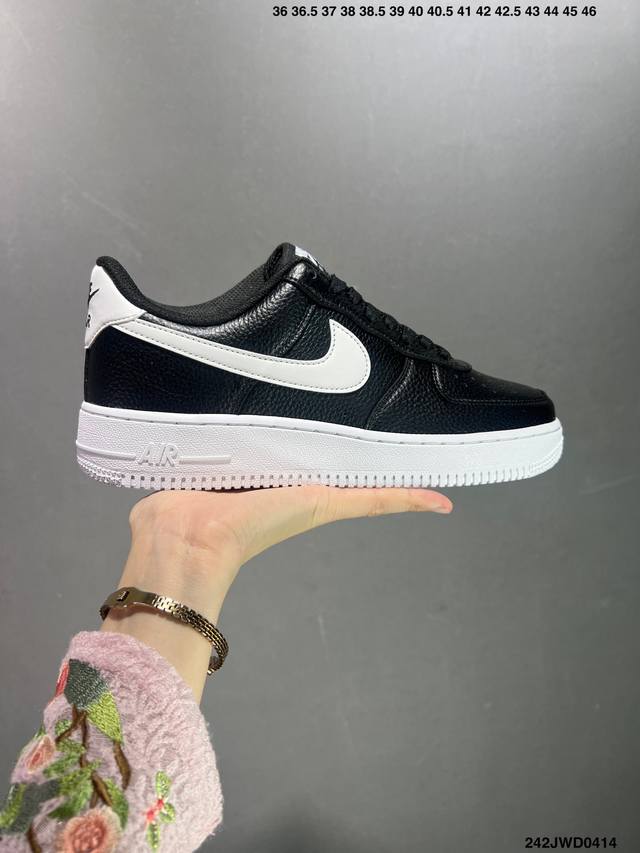 公司级nike Air Force 1 Low ”Black And White“ 权志龙黑白 官方同步 原装级别 原楦头原纸板 打造纯正空军版型#专注外贸渠道