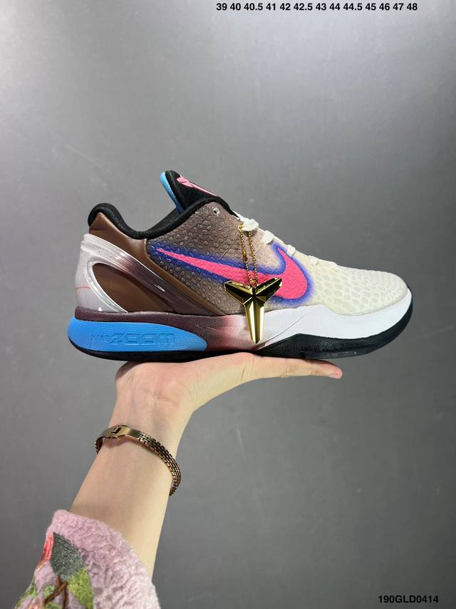 公司级nk Zoom Kobe 6 Protro 科比六代 青蜂侠 Cw2190-300 完美复刻公司货 前掌超大zoom Turbo气垫 后掌eva缓震 真正