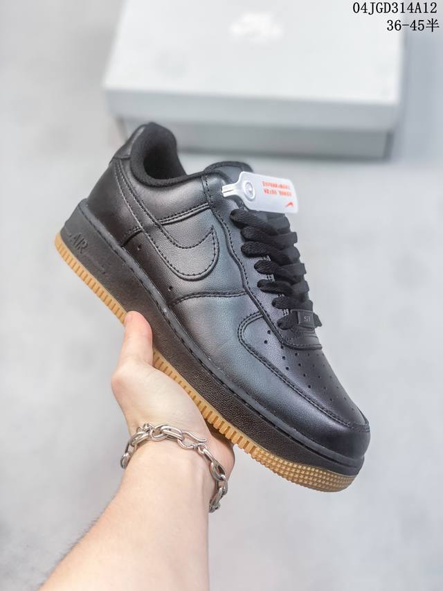 公司级带半码 耐克nike Air Force 1 Low 空军一号低帮休闲板鞋 打造纯正空军版型#专注外贸渠道 全掌内置蜂窝气垫 #原盒配件 原厂中底钢印、拉