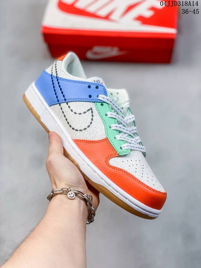 公司级带半码 耐克nike Sb Dunk Low 扣篮系列复古低帮休闲运动滑板板鞋。采用脚感柔软舒适zoomair气垫，有效吸收滑板等极限运动在落地时带来的冲