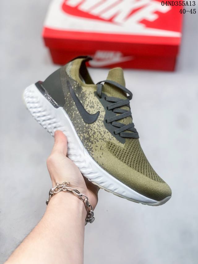 Nike Epic React Flyknit 男女飞线泡沫缓震跑鞋 Aq0067 Aq0070 尺码：36-45 编码：04Nd355A13