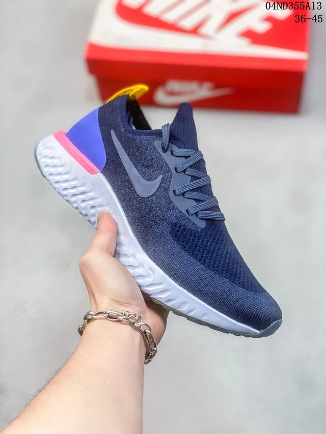 Nike Epic React Flyknit 男女飞线泡沫缓震跑鞋 Aq0067 Aq0070 尺码：36-45 编码：04Nd355A13