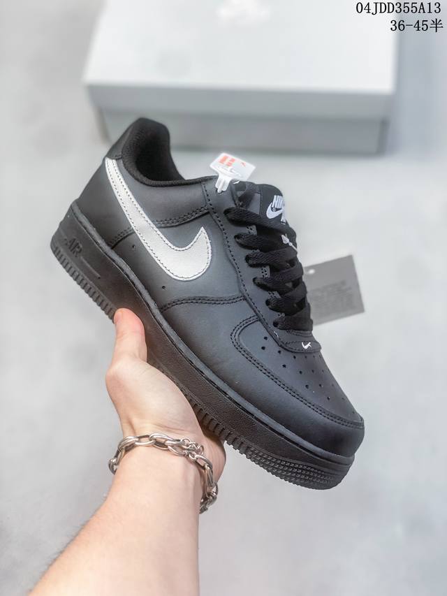 公司级带半码 耐克nike Air Force 1 Low 空军一号低帮休闲板鞋 打造纯正空军版型#专注外贸渠道 全掌内置蜂窝气垫 #原盒配件 原厂中底钢印、拉