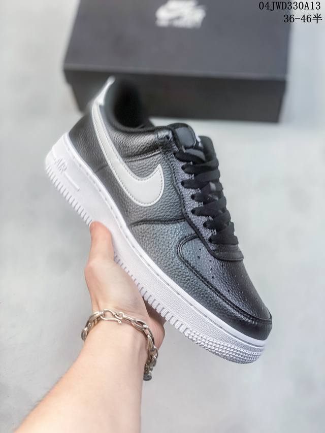 公司级带半码 耐克nike Air Force 1 Low 空军一号低帮休闲板鞋 打造纯正空军版型#专注外贸渠道 全掌内置蜂窝气垫 #原盒配件 原厂中底钢印、拉