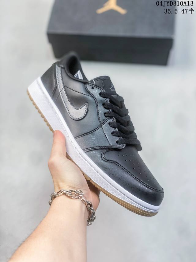 Travis Scott X Air Jordan 1 Low Canary 低帮 Aj1 乔丹1代 Aj1 乔1 低邦 黄白倒勾联名 乔丹篮球鞋系列 鞋身延续