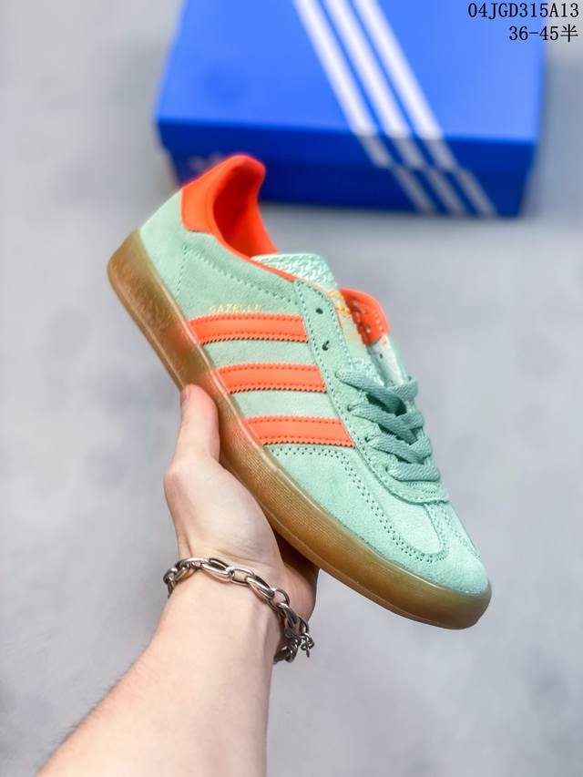 Ad Originals Handball Spzl 棕红色 原装公司级 外贸鬼佬指定订单 Ad Handball Spezial， 选用麂皮制作鞋身，附装饰鞋