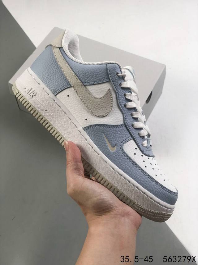 公司级真标带半码！ 耐克nike Air Force 1 Low 空军一号 低帮百搭休闲运动板鞋 柔软、弹性十足的缓震性能和出色的中底设计，横跨复古与现代的外型