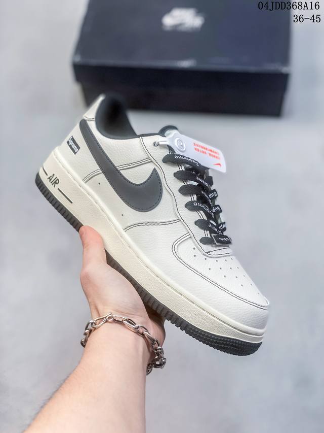 公司级带半码 耐克nike Air Force 1 Low 空军一号低帮休闲板鞋 打造纯正空军版型#专注外贸渠道 全掌内置蜂窝气垫 #原盒配件 原厂中底钢印、拉