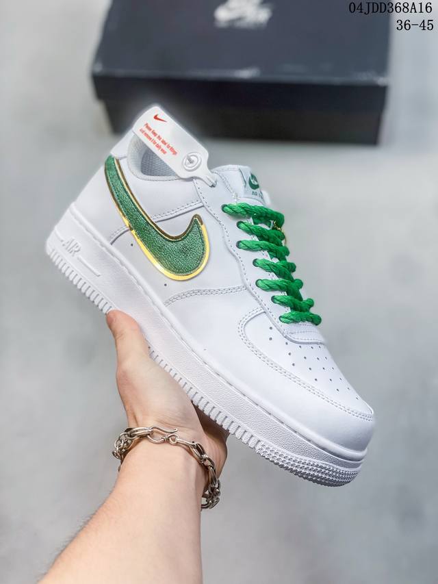 公司级带半码 耐克nike Air Force 1 Low 空军一号低帮休闲板鞋 打造纯正空军版型#专注外贸渠道 全掌内置蜂窝气垫 #原盒配件 原厂中底钢印、拉