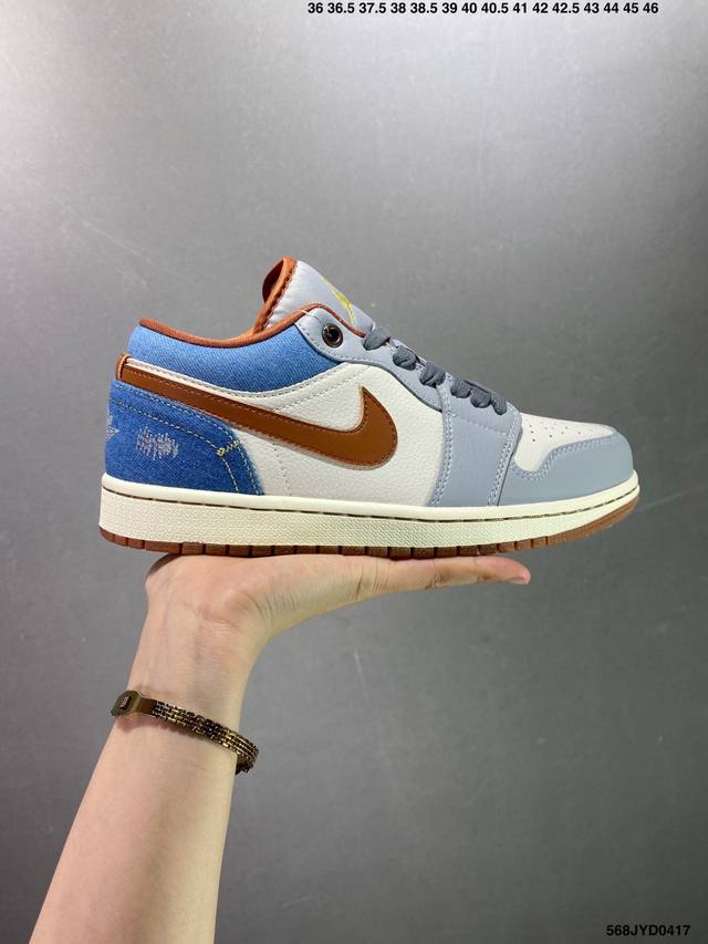 公司级乔丹 Air Jordan 1 Low Aj1 乔1 低帮复古文化篮球鞋 货号：Fz5045 091 完美品质出货 细节如图所示 鞋面切割工整 冲孔整齐干