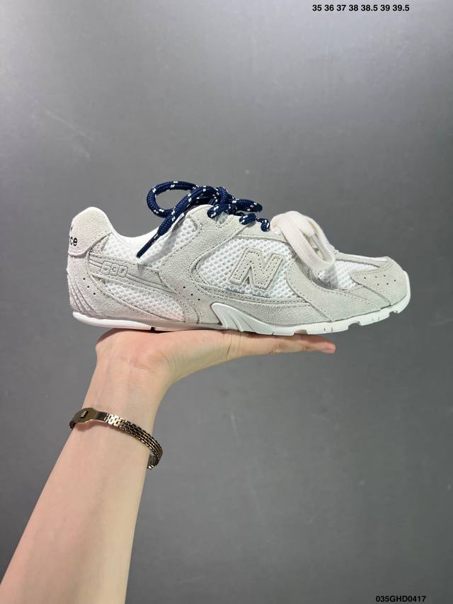 公司级miumiu缪缪 X New Balance Nb530 情侣款 休闲 运动鞋 阿甘鞋 德训鞋 原版开发 经典nb530运动鞋中汲取灵感推出了自己的迭代版