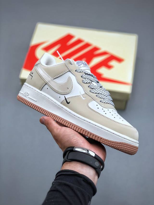 Nike Air Force 1 Low 07 Acw 白黄原楦头原纸板 打造纯正低帮空军版型专注外贸渠道 全掌内置蜂窝气垫 原盒配件 原厂中底钢印、拉帮完美