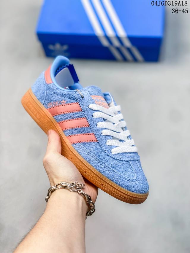 Adidas Handball Spezial 三叶草手球特别版圣帕特里克节联名款 全鞋采用yezzy500一样的皮料 进口长绒皮，特殊工艺技术 原盒包装 牛筋