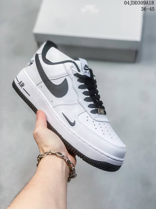 公司级带半码 耐克nike Air Force 1 Low 空军一号低帮休闲板鞋 打造纯正空军版型#专注外贸渠道 全掌内置蜂窝气垫 #原盒配件 原厂中底钢印、拉