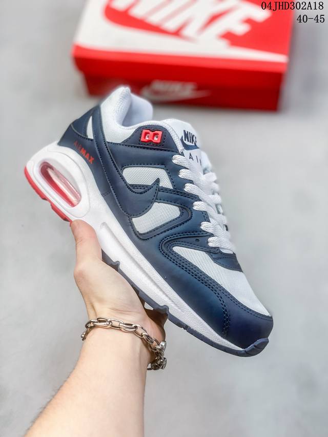 Nike 耐克 网面拼接 Nike耐克男鞋秋新款nike Air Max Command运动鞋防滑耐磨低帮轻便跑步鞋 ！ 货号：629993 100 尺码：40